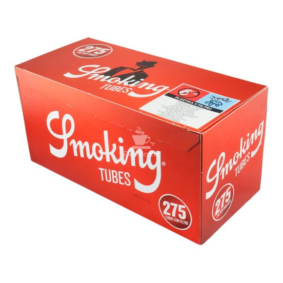 Tubos C/ Filtro Smoking C/275un de lado tabacaria da mata