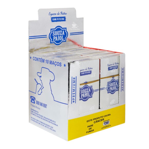Caixa Souza Paiol Premium caixa aberta tabacaria da mata 
