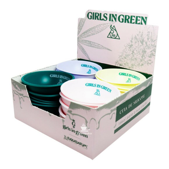 Caixa de Cuia de Silicone Girls In Green