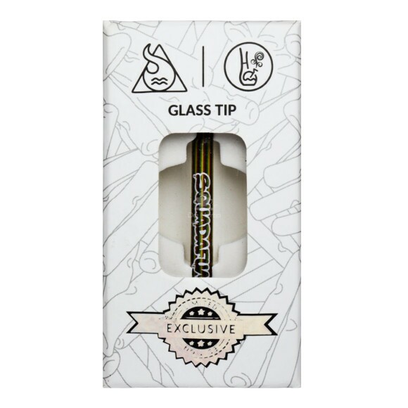 Piteira de Vidro Collab Squadafum e Hippiebong 5mm