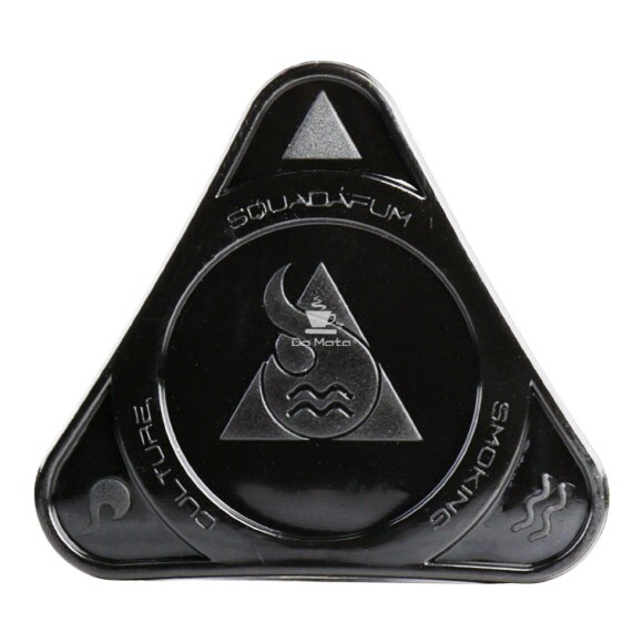 Dichavador de Policarbonato Squadafum Poli Grinder de frente tabacaria da mata