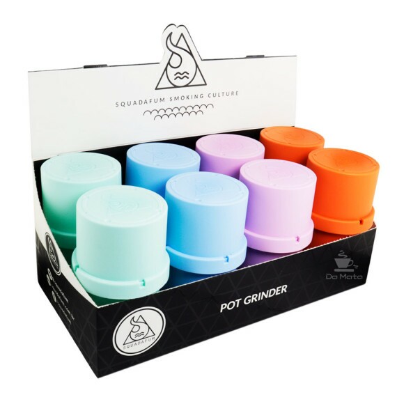 Display de Dichavador Squadafum Pot Grinder de lado