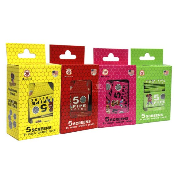 Caixa de tela de metal para Bong ou Pipe