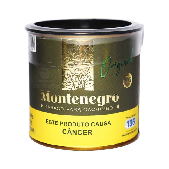 Lata de Tabaco p/ Cachimbo Montenegro