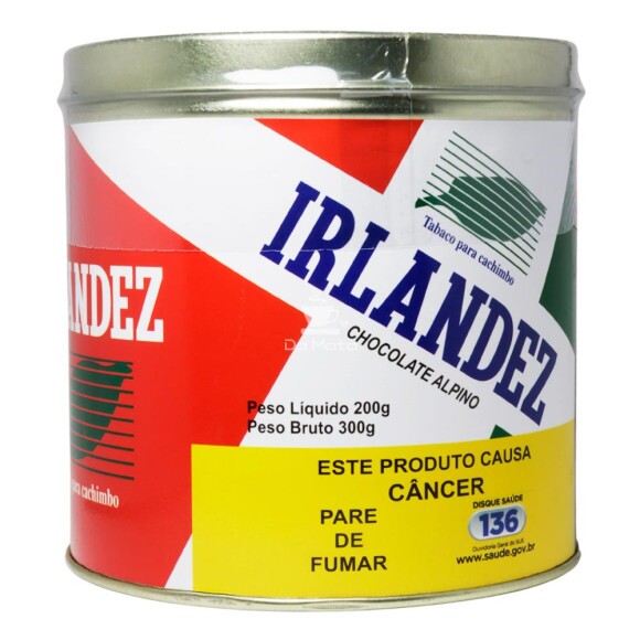 Lata de Irlandez Chocolate Alpino 200g