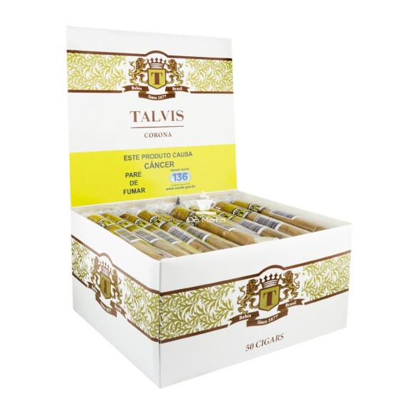 Caixa de Charuto Talvis Corona Chocolate de lado