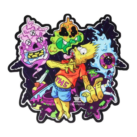 Tapete de Silicone Tokahauú P/ Sessão Ilustrado de frente