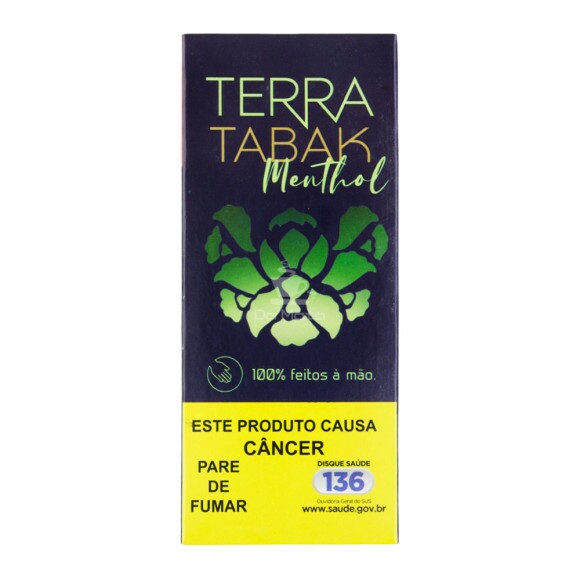 Terra Tabak Menthol Enrolado c/ Filtro de frente tabacaria da mata 