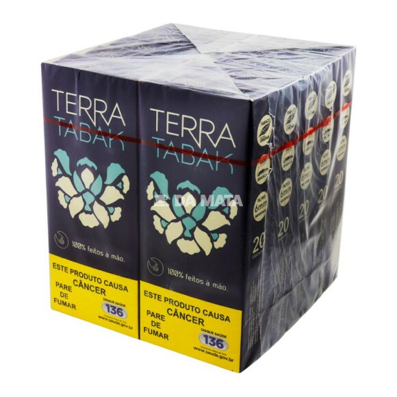 Caixa de Terra Tabak Tradicional c/ Filtro de frente tabacaria da mata 