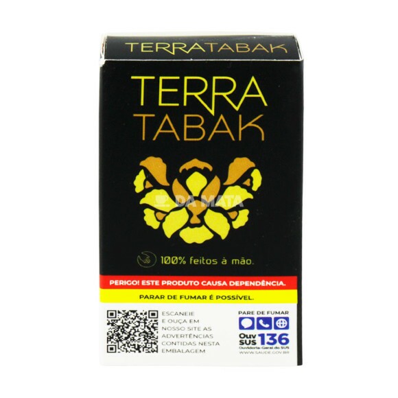 Terra Tabak Brown 1 1/4 C/ Filtro 6mm De frente tabacaria da mata