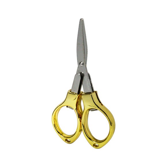 Tesoura Dourada de Plastico