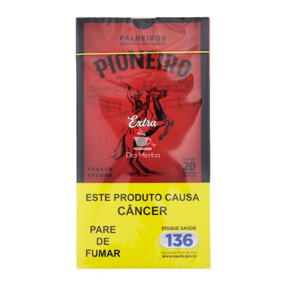 Palheiro Pioneiro Extra Forte de frente tabacaria da mata