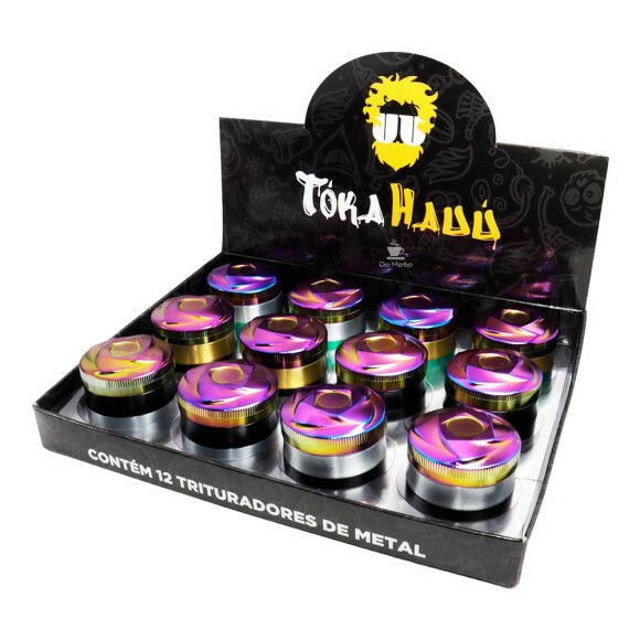 Caixa de Dichavador de Metal Tokahauú 4 Partes