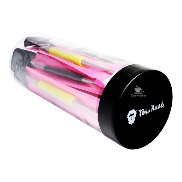 Pote de Espátulas Tokahauu Dab Metal lado