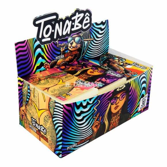 Caixa de Piteira To Na Bê Mega Longa de lado tabacaria da mata