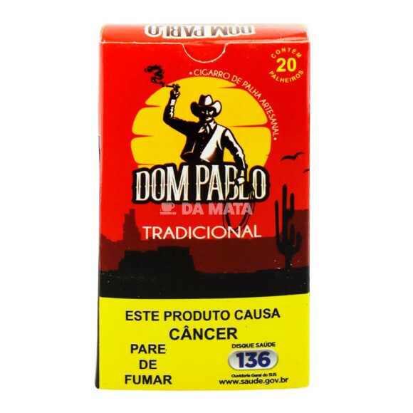 Palheiro Dom Pablo Tradicional de frente tabacaria da mata 