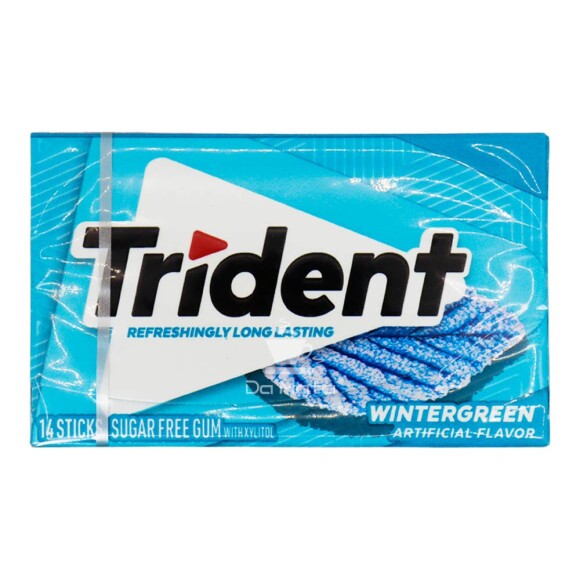 Chiclete Importado Trident Wintergreen