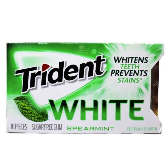 Chiclete Trident Importado White Spearmint *Zero Açúcar* 