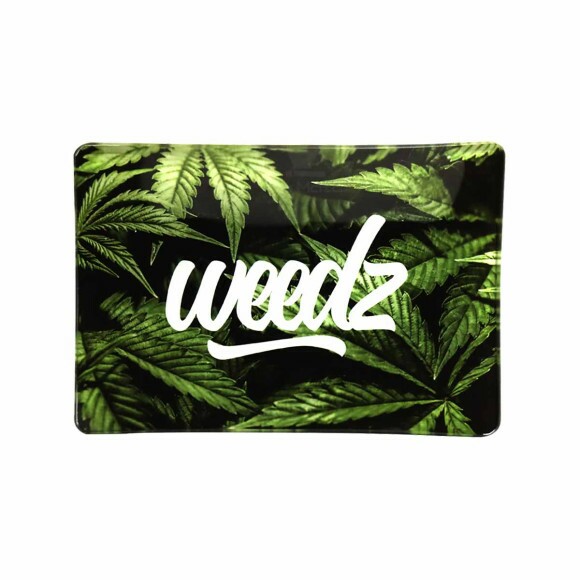 Bandeja Weedz de Vidro Temperado Cânhamo