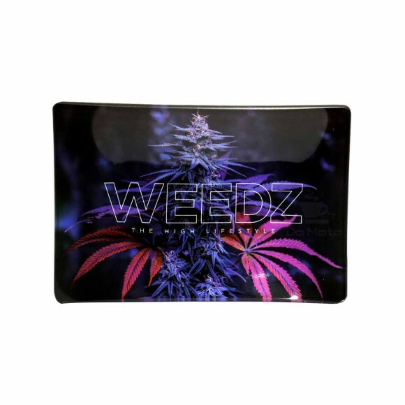 Bandeja Weedz de Vidro Temperado Purple 