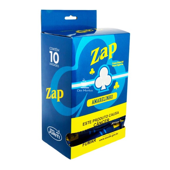 Caixa de Zap Azul de frente tabacaria da mata