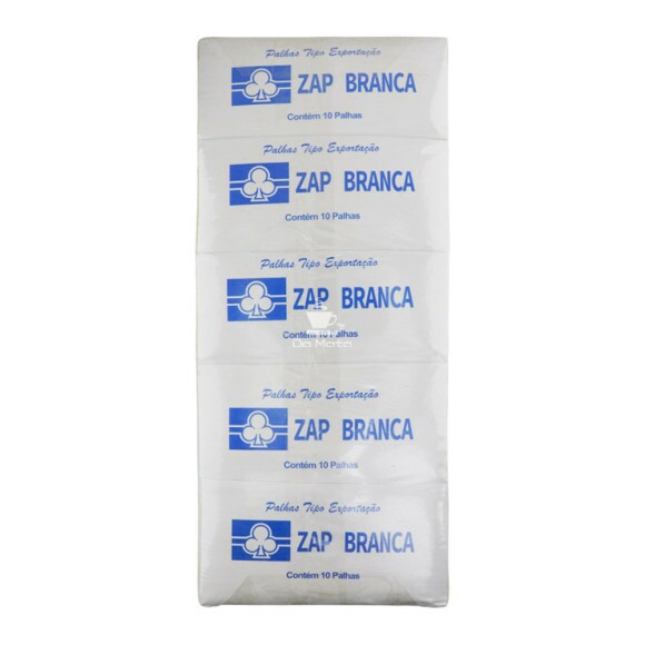 Pacote de Palha ZAP Branca Tipo Exportação de Frente