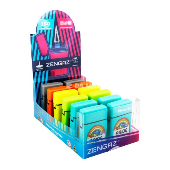Caixa de Maçarico Zengaz Estampa LGBTQIA+ ZL-30 de frente tabacaria da mata 