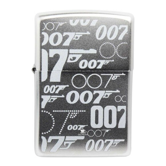 Isqueiro Zippo Bond Bt 007 Gun Logo 48735 de frente