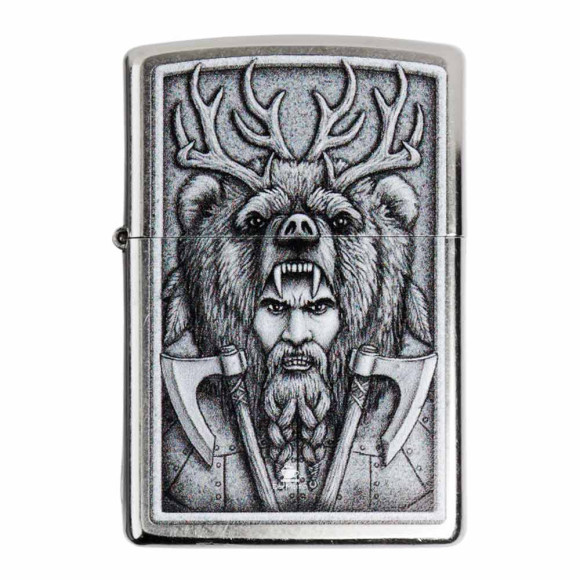 Isqueiro Zippo Barbarian Design 48731 de frente