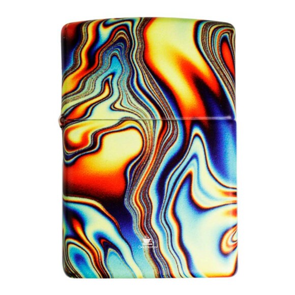 Isqueiro Zippo Colorful Swirl Pattern 48612 de frente