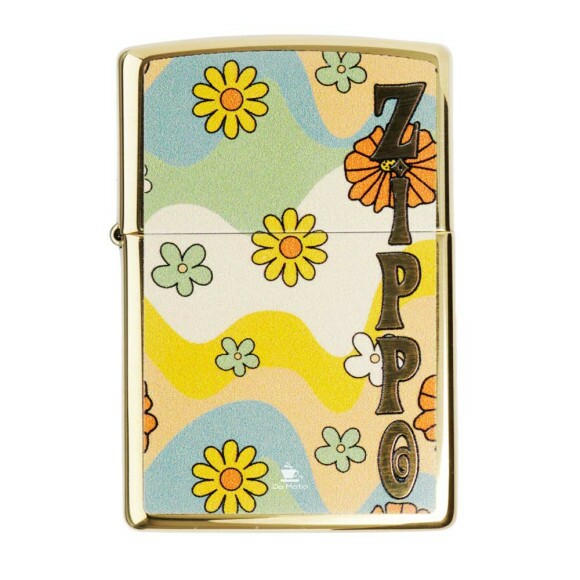 Isqueiro Zippo Flower Power 48503 de frente