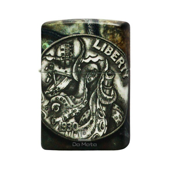Isqueiro Zippo 49434 Pirate Coin Design
