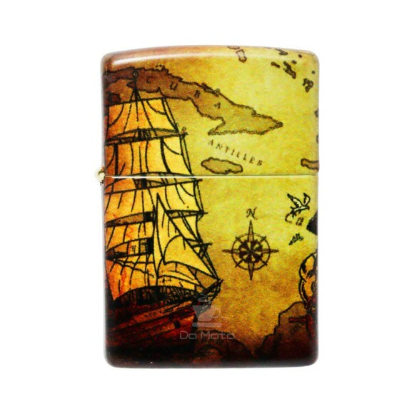Isqueiro Zippo 49355 Pirate Ship Design