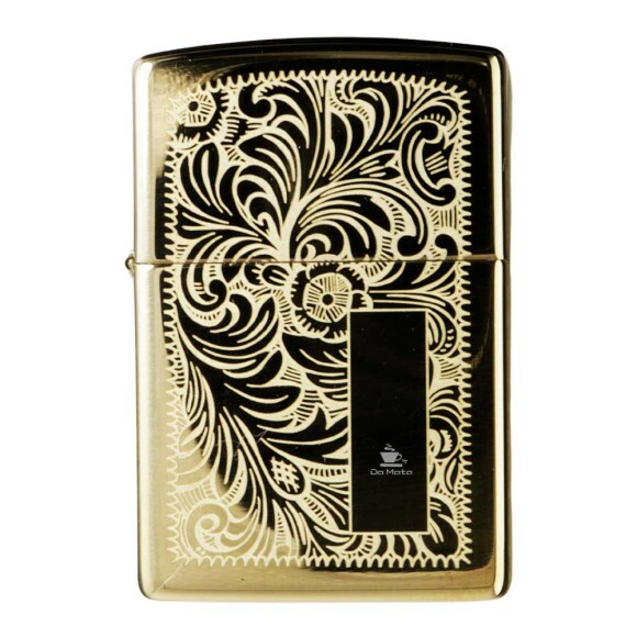 Isqueiro Zippo Regular Brass Venetian 352B de frente