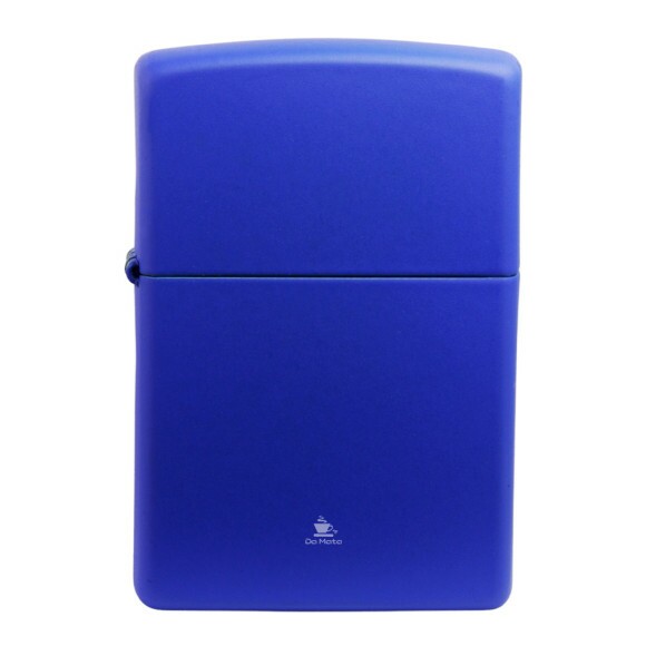 Isqueiro Zippo Regular Matte Blue Royal 229 de frente