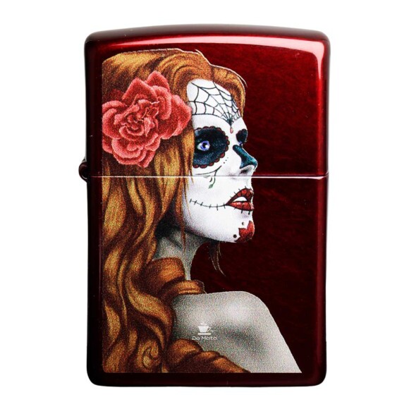 Isqueiro Zippo Day Of Dead Girl 28830 de frente