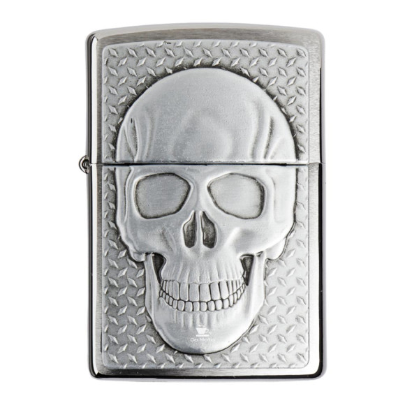 Isqueiro Zippo Skull Brain Surprise 29818 na frente