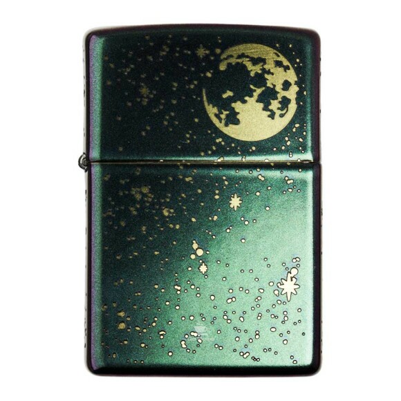 Isqueiro Zippo Starry Sky Design 49448 de frente