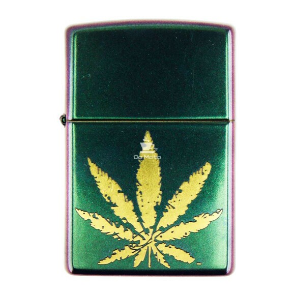 Isqueiro Zippo Cannabis Design 49185 de frente