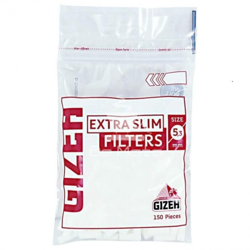 Filtros Gizeh 5 mm Extra Slim 150 filtros
