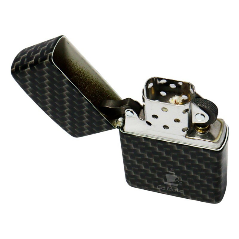Isqueiro Zippo 49356 Carbon Fiber Design Tabacaria Da Mata