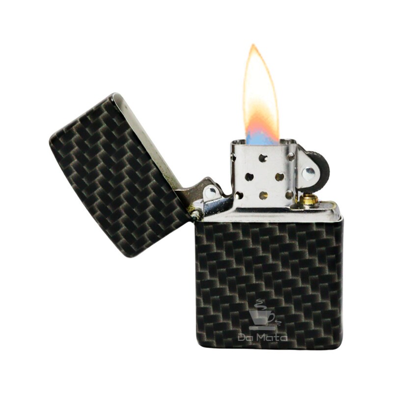 Isqueiro Zippo 49356 Carbon Fiber Design Tabacaria Da Mata