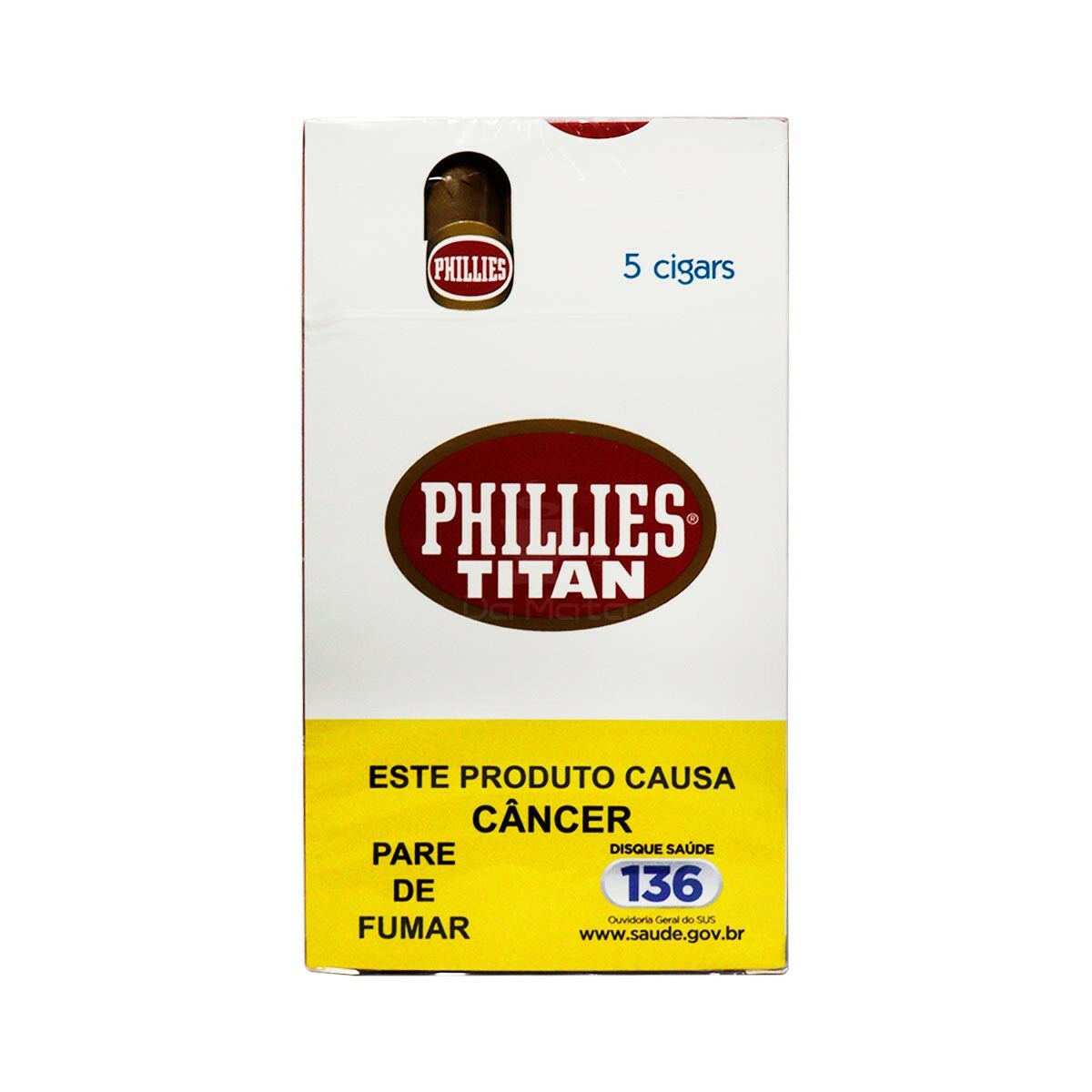 Caixa de Charuto Titan Phillies Classic 5 un. Tabacaria Da Mata