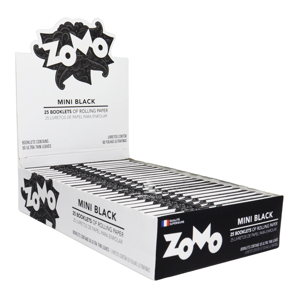 Caixa de Seda Zomo Perfect Black Mini Size | Tabacaria da Mata