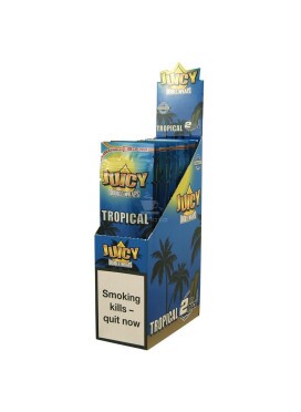 Caixa Juicy Blunt Tropical - 50 Blunts