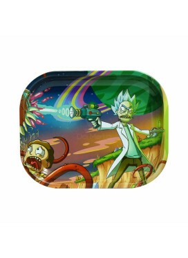 Bandeja de Metal Rick and Morty Attack