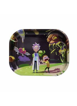 Bandeja de Metal Rick and Morty Universe Atack