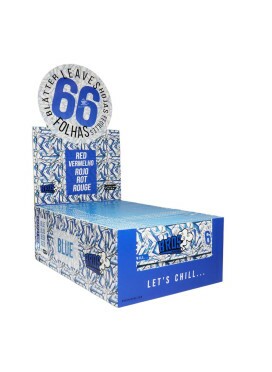 Caixa de Seda Bros Blue 66 King Size c/ 50 livretos