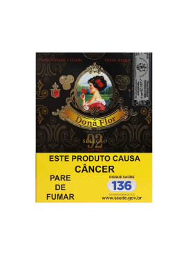 Petaca c/ 5 Charuto Dona Flor Seleção 
