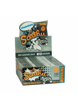 Caixa de Seda Sadhu Morning Slim King Size 50un.